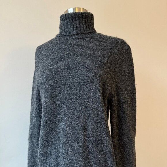 Mens Express Wool Blend Turtleneck Sweater, Size Small - Picture 1 of 6